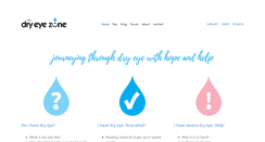 Desktop Screenshot of dryeyezone.com